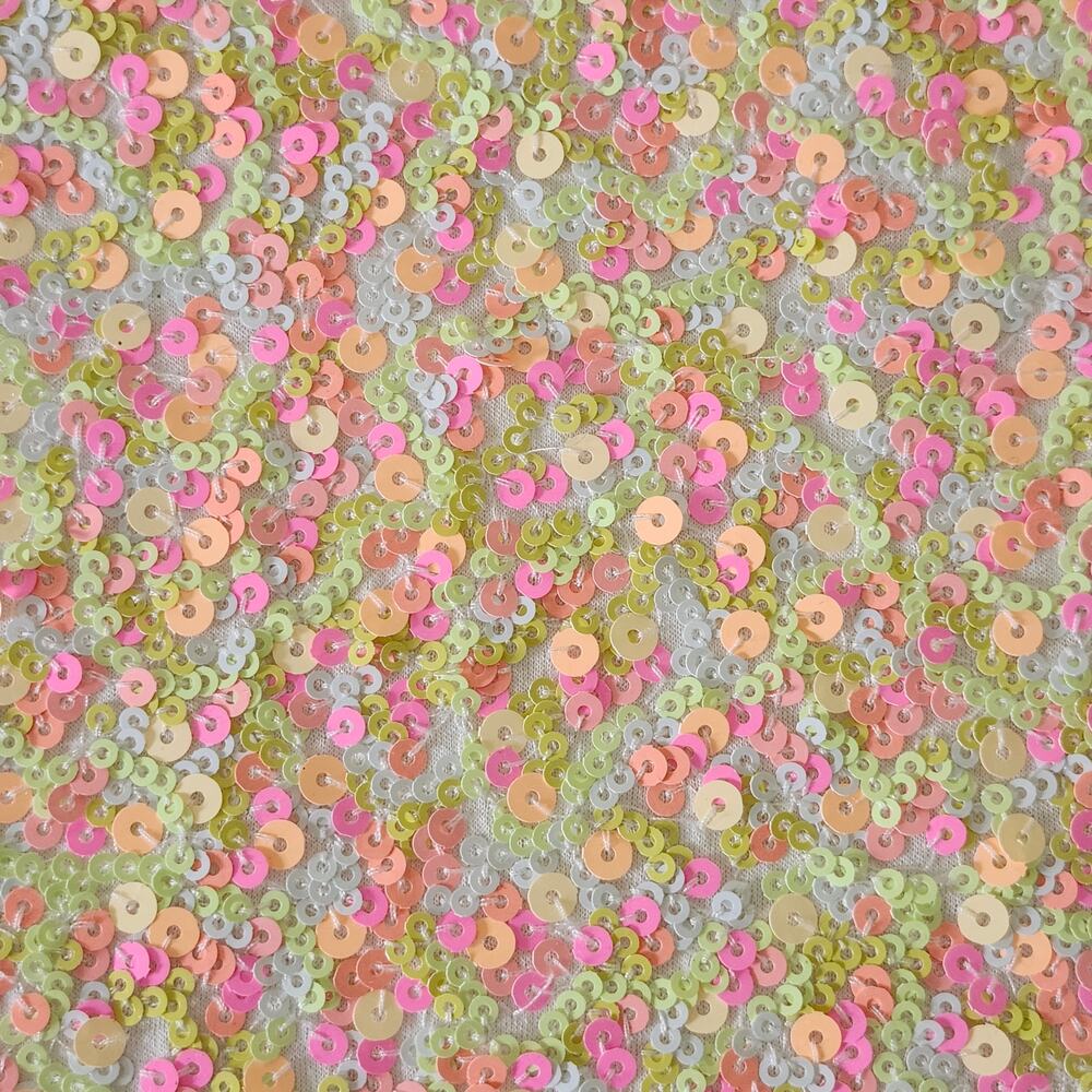 J Crew Neon Sequin Short Sleeve T-Shirt Size XL - Picture 4 of 9